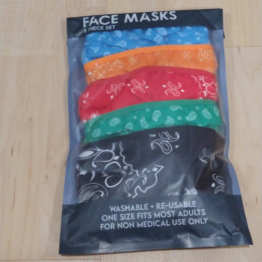 ✈️😷✈️ Travel Safe/Bandana Print Masks